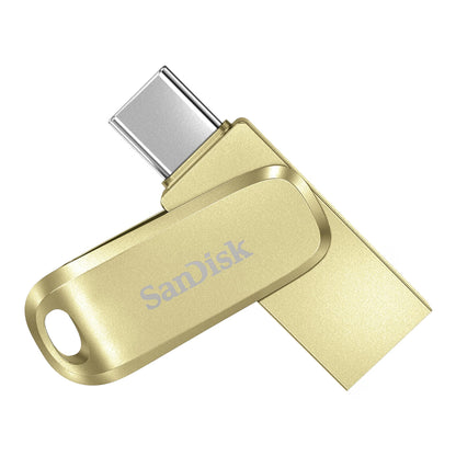 SANDISK Ultra Dual Drive Luxe Type-C 1TB, OTG, Upto 400MB/s, Pendrive, Gold, 5Y Warranty (SDDDC4-1T00-I35GD)